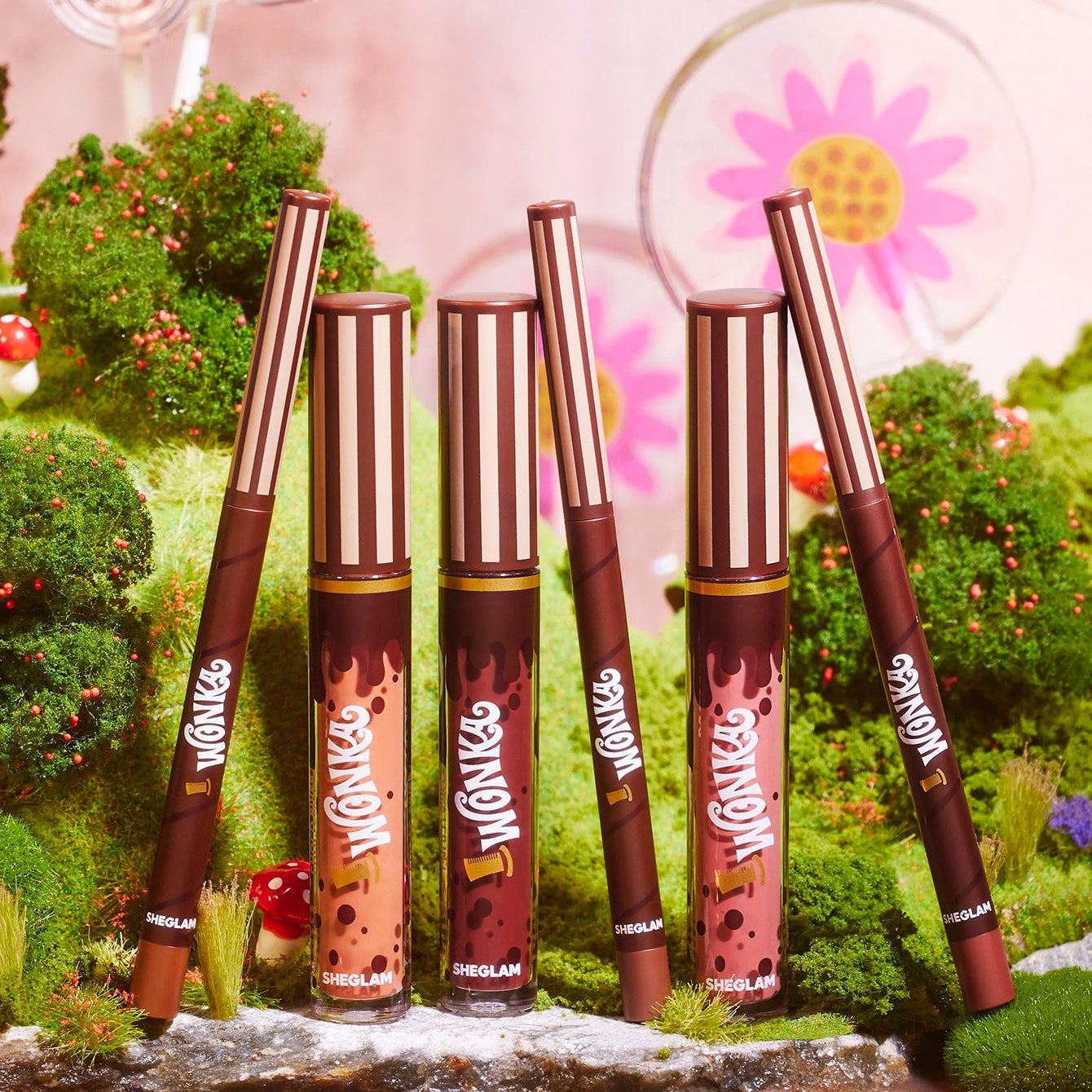 SHEGLAM Willy Wonka X Full Collection Makeup Set Chocolate-Inspired
