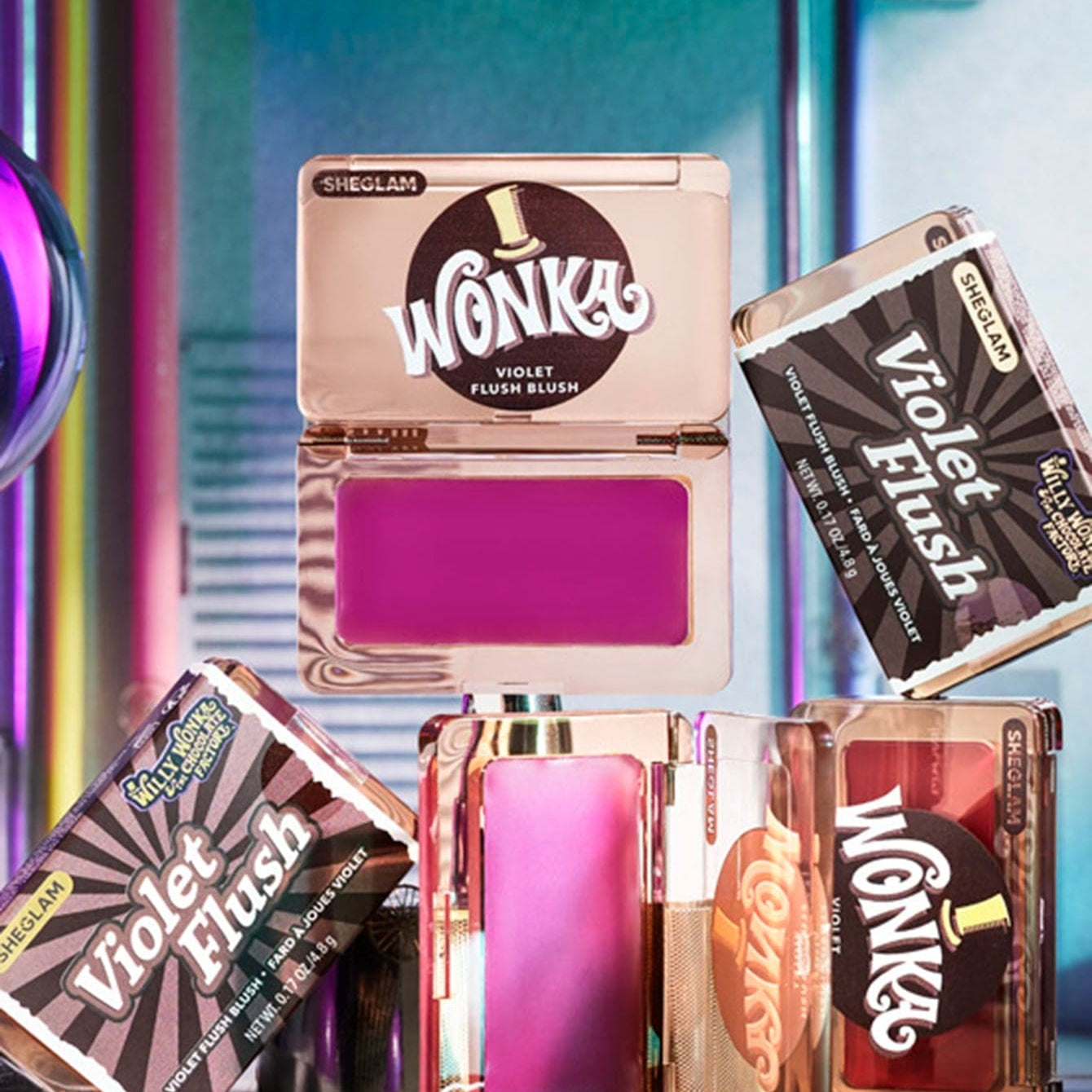 SHEGLAM Willy Wonka X Full Collection Makeup Set Chocolate-Inspired