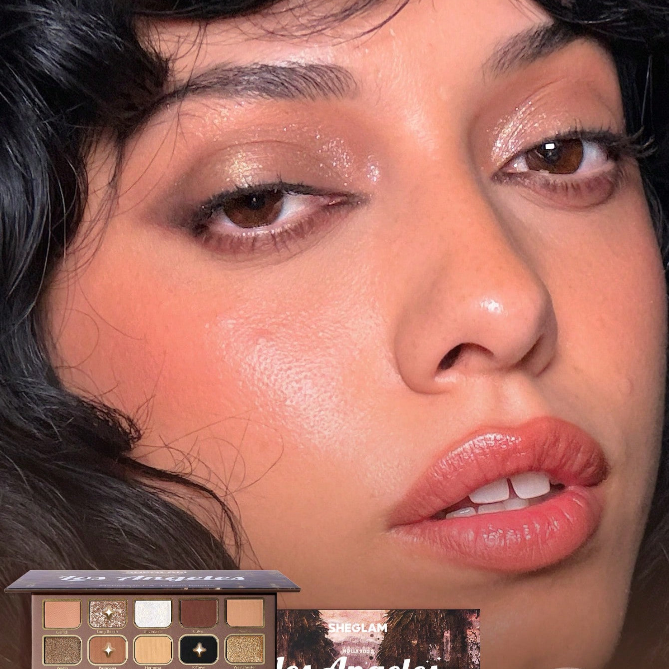 SHEGLAM Matinée In L.A. 15-Pan Eyeshadow Palette – Warm Glam Shades