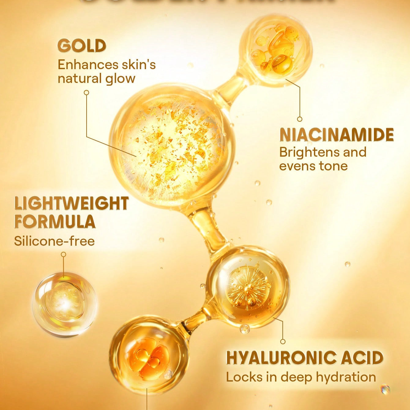 SHEGLAM Good Grip Glow Illuminating Primer Gold Radiance