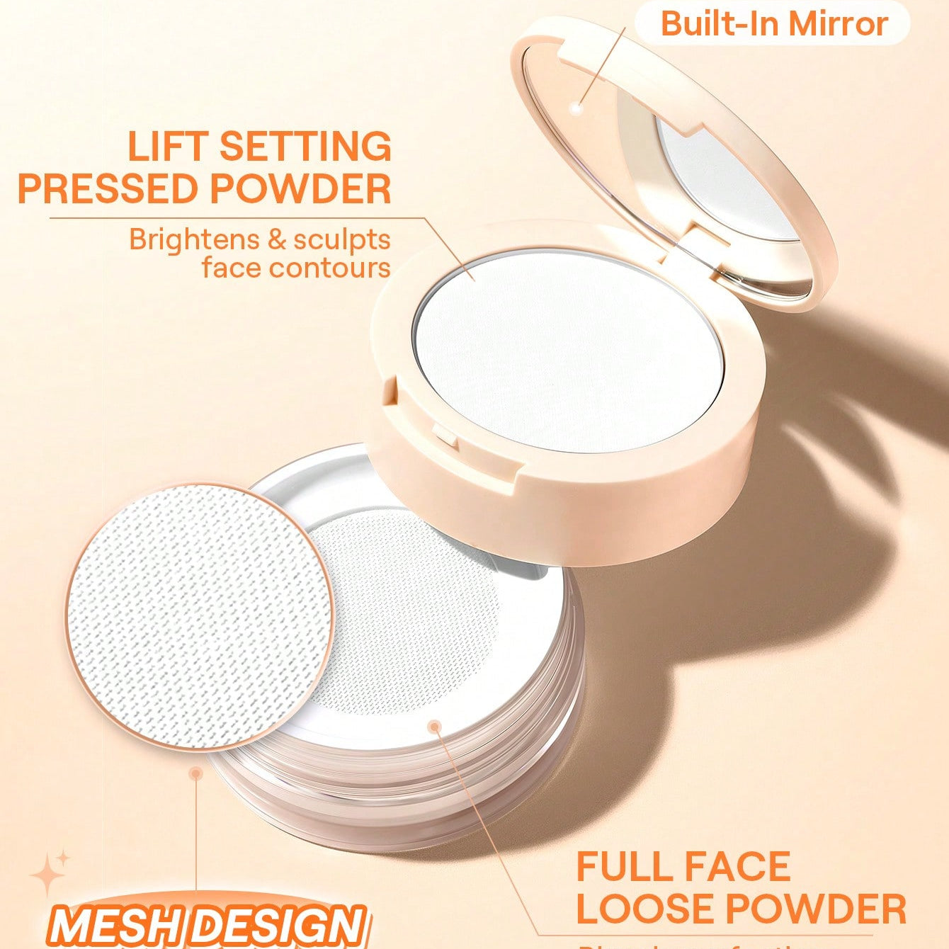 SHEGLAM Insta-Ready Ultra-Fine Blur and Lift Setting Powder Duo