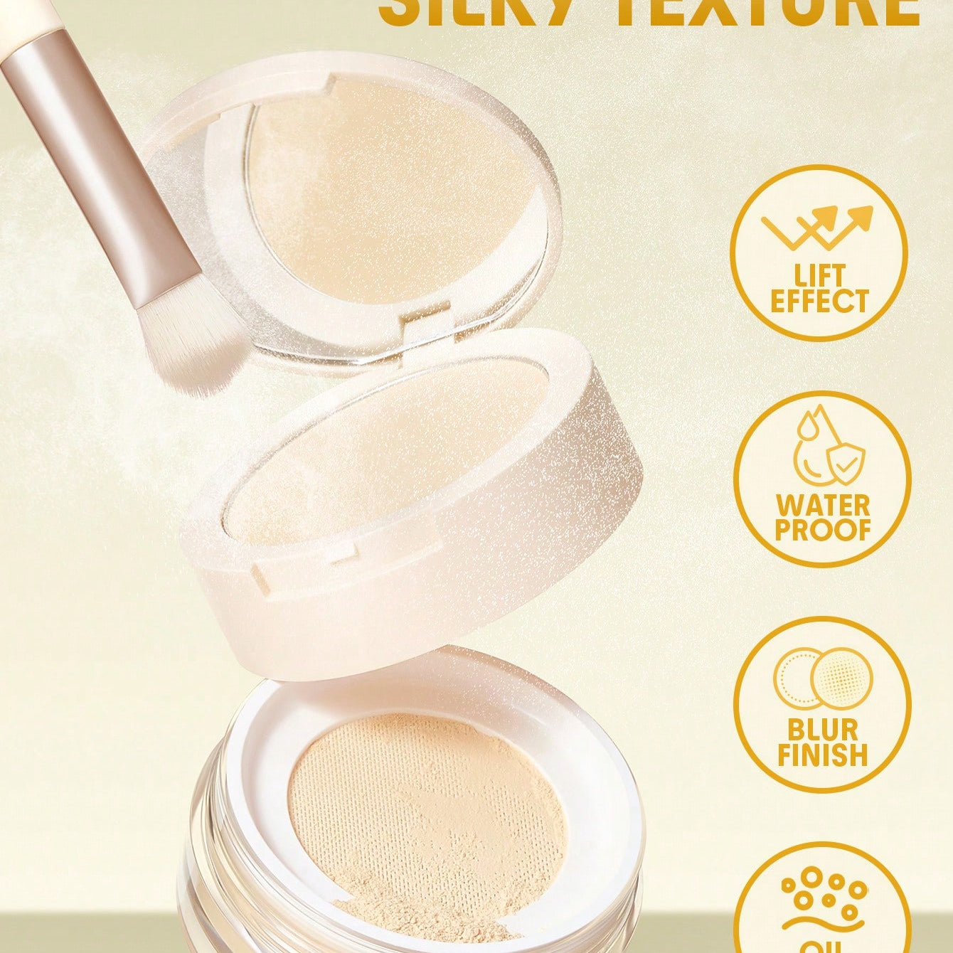 SHEGLAM Insta-Ready Ultra-Fine Blur & Lift Setting Powder Duo Banana