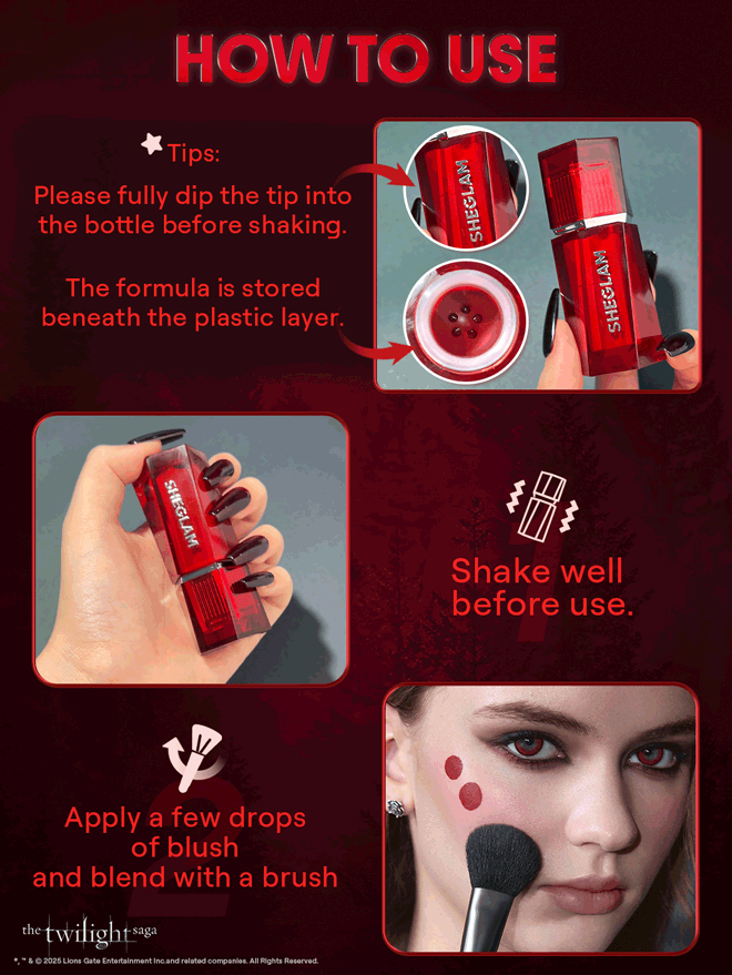 SHEGLAM Forbidden Love Liquid Blush Vitality Hydrating Buildable Formula