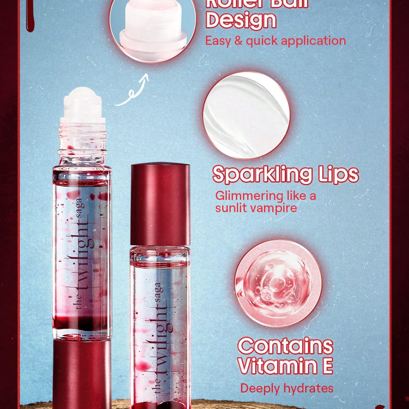 SHEGLAM Twilight Premonition Roll-On High-Shine Hydrating Lip Oil