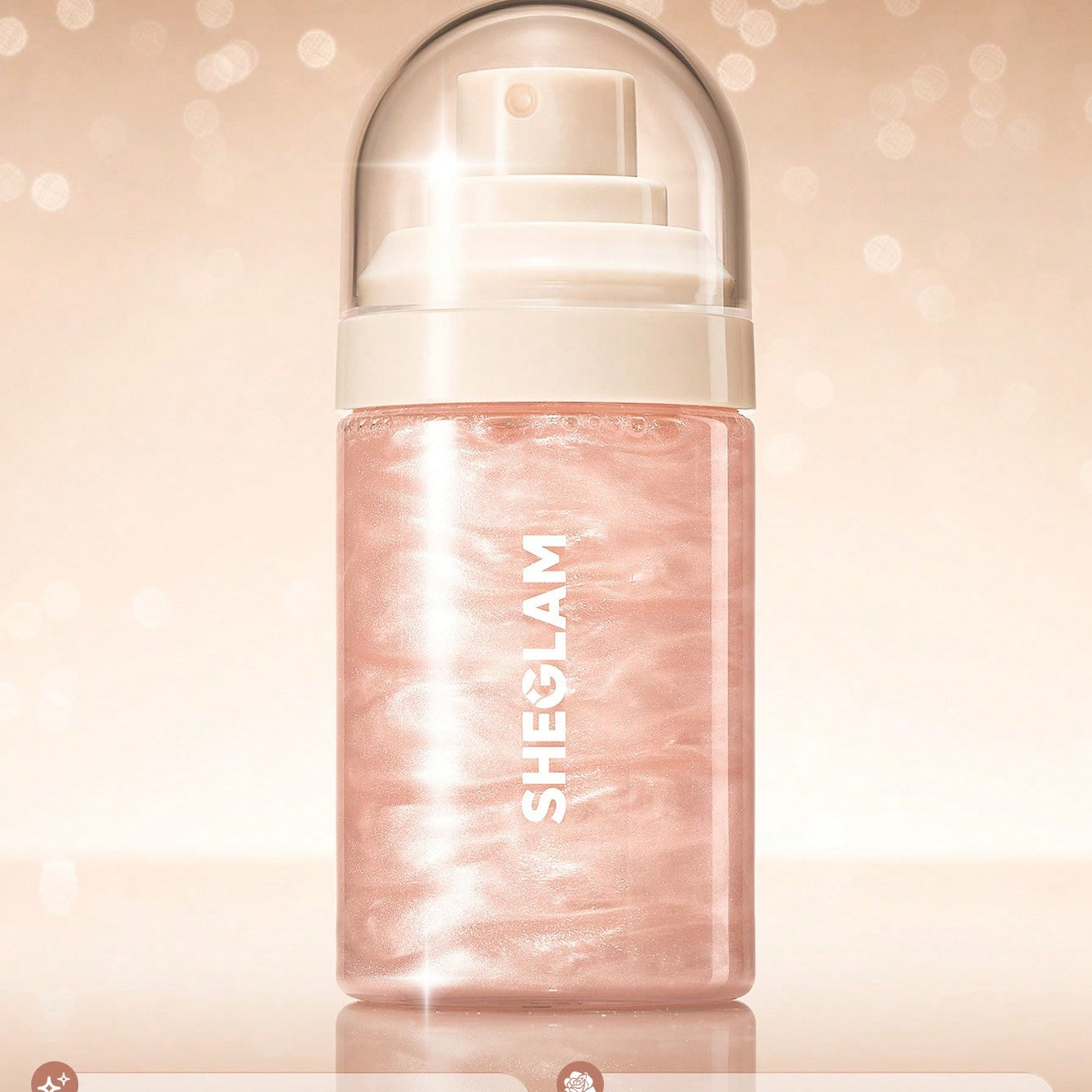 SHEGLAM Light Me Up Luminous Setting Spray with Gold