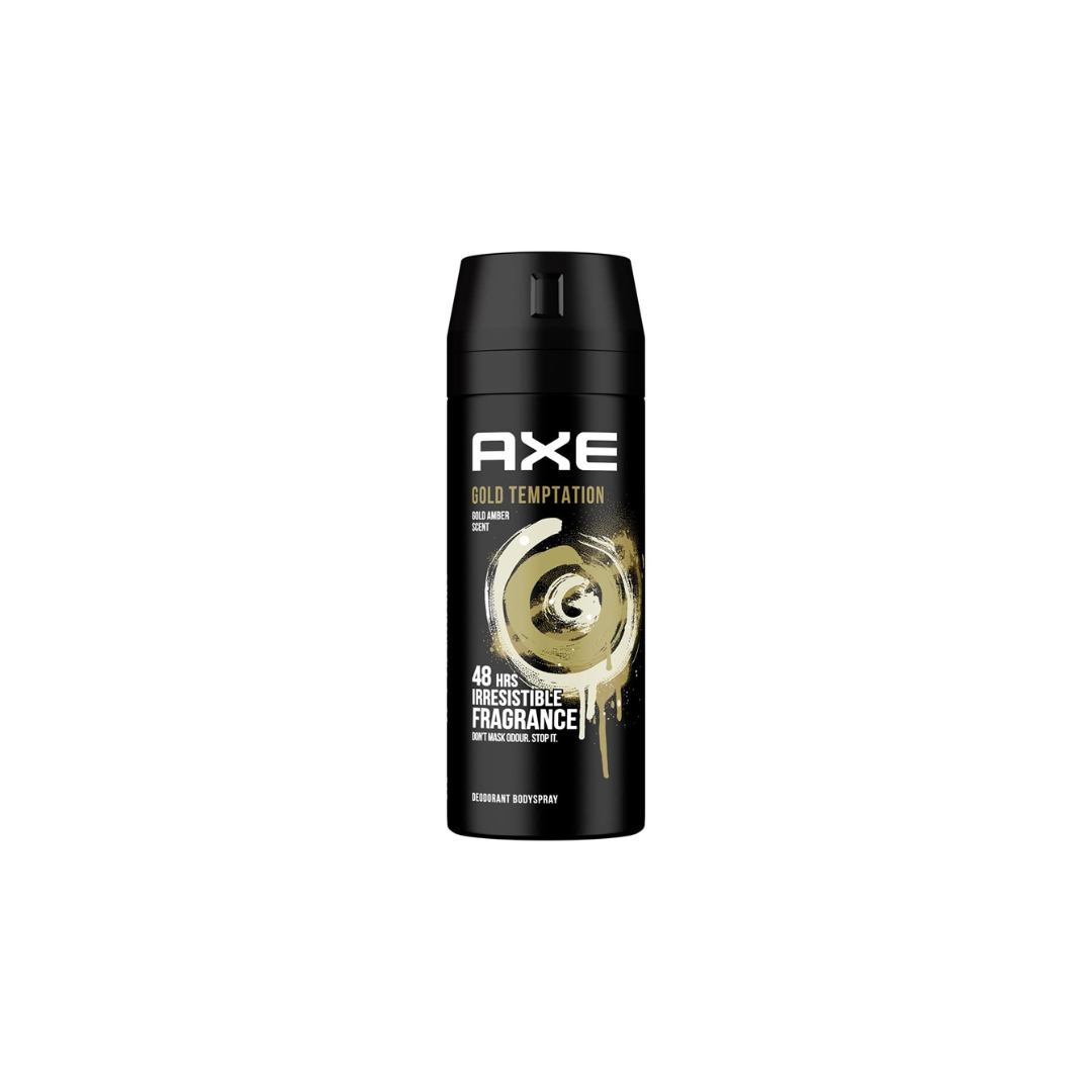 AXE Gold Temptation 48H Body Spray 150ml Long-Lasting Fragrance for Men
