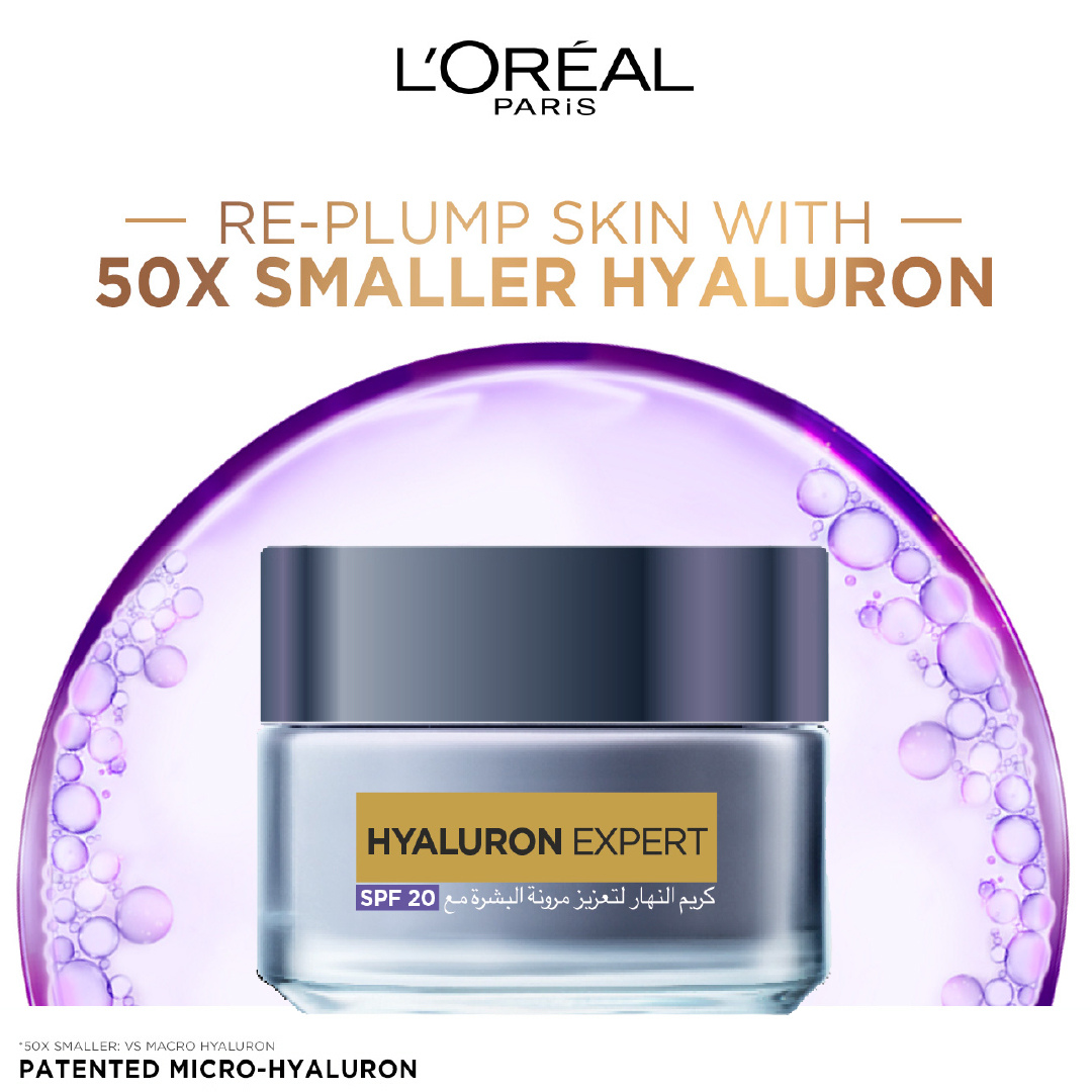 L'Oréal Paris Hyaluron Expert Moisturiser Plumping Anti-Aging Day Cream