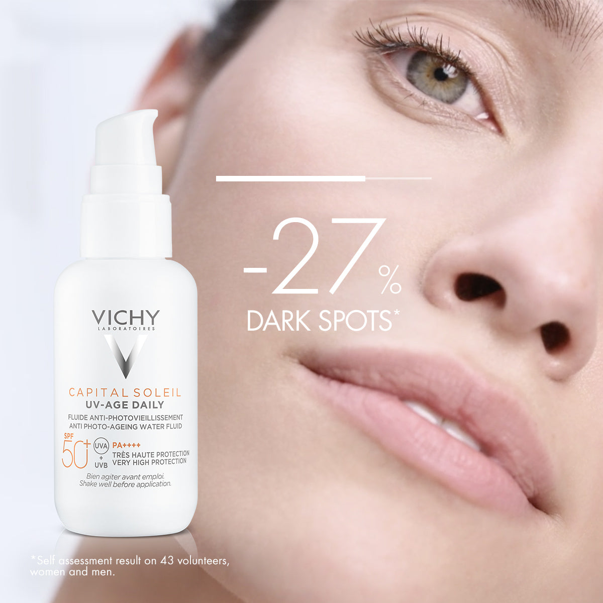 Vichy Capital Soleil UV Age Daily Anti Photo Aging Water Fluid SPF50+ | 322MB3642