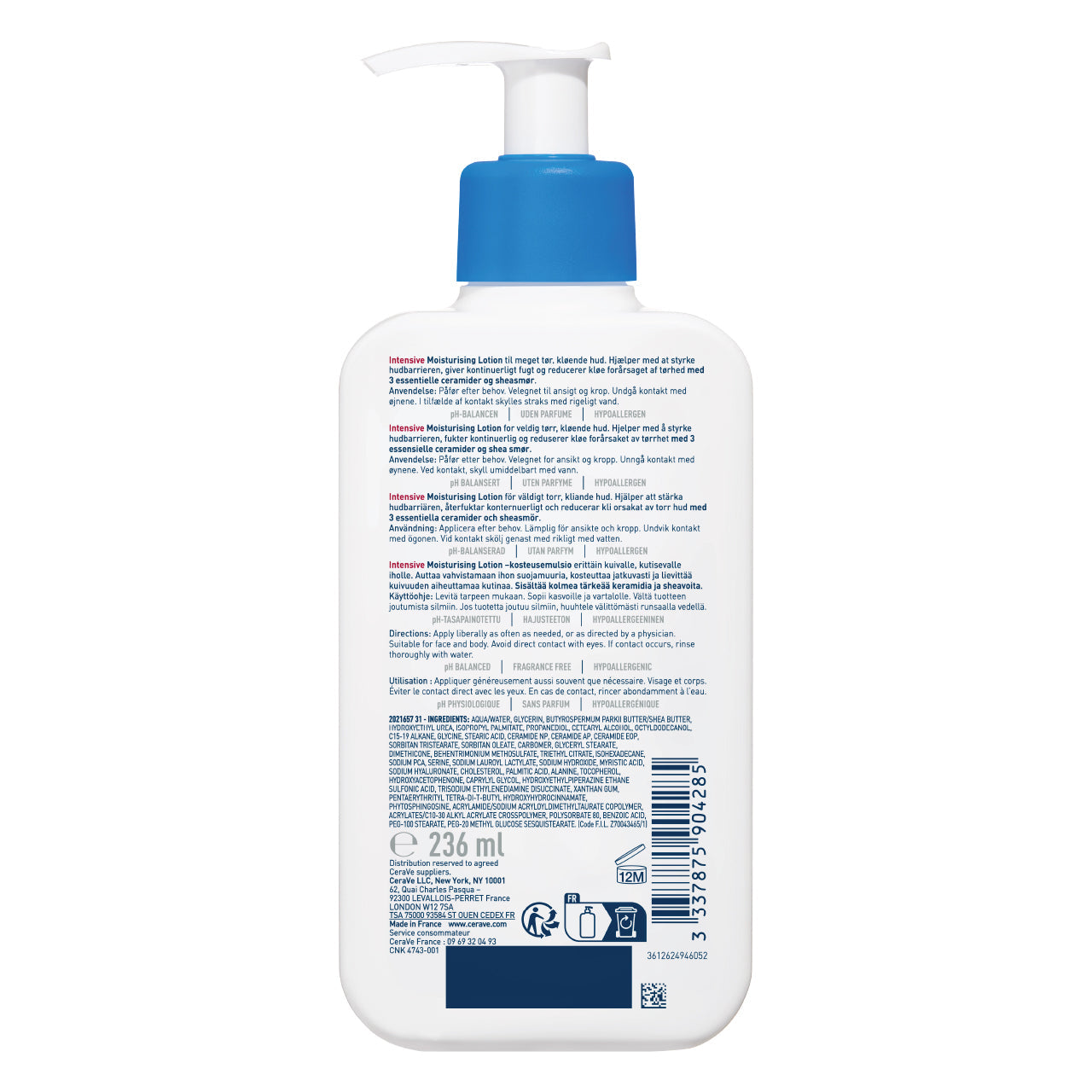 CeraVe Intensive Moisturising Lotion for Very Dry Skin 236ml