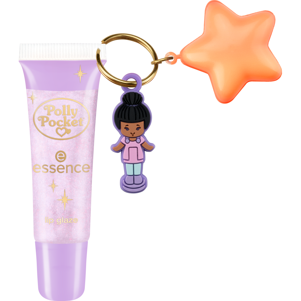 essence Makeup Polly Pocket Lip Glaze – Shimmer, Fruity Keyring