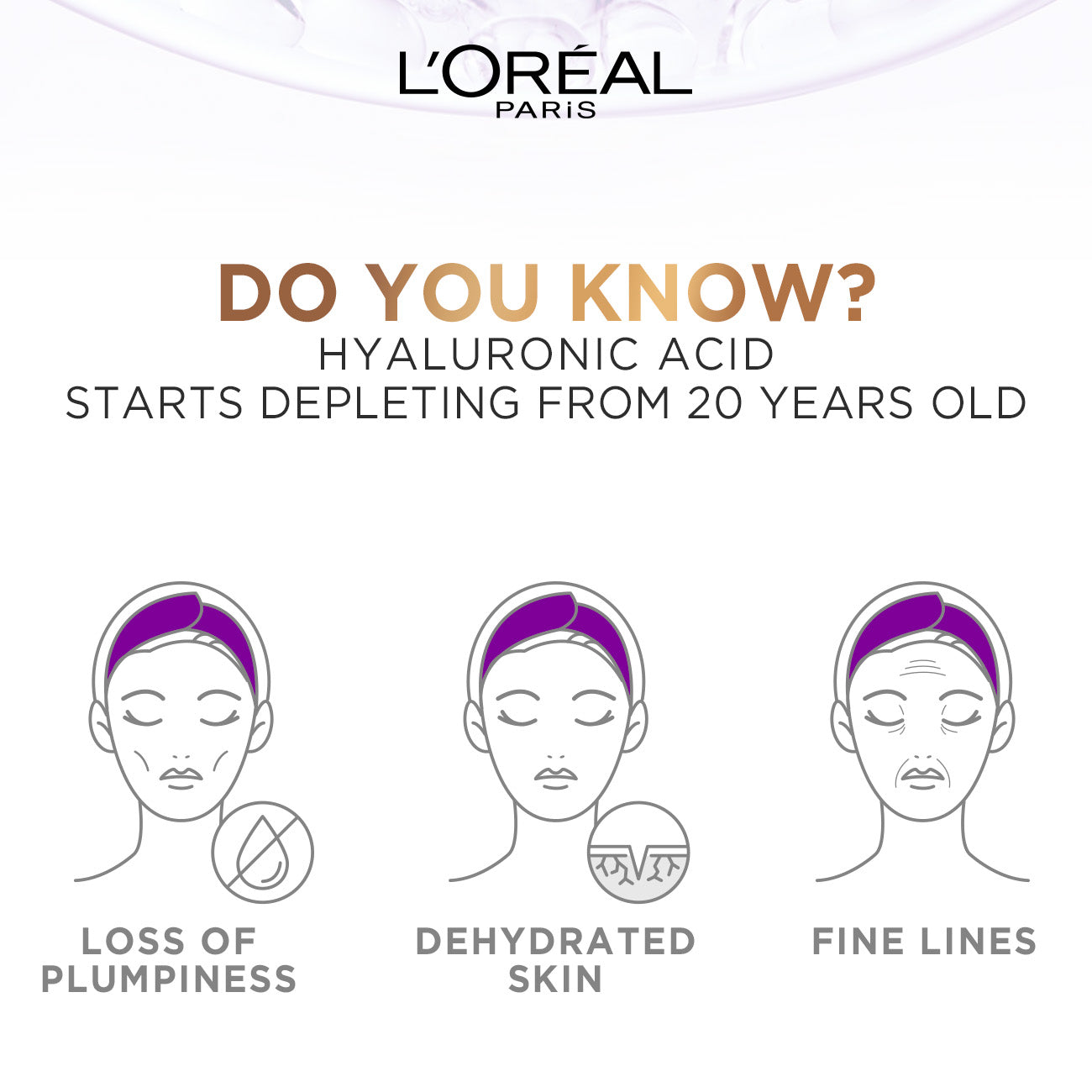 L'Oréal Paris Hyaluron Expert Moisturiser and Plumping Anti-Aging Night Cream with Hyaluronic Acid