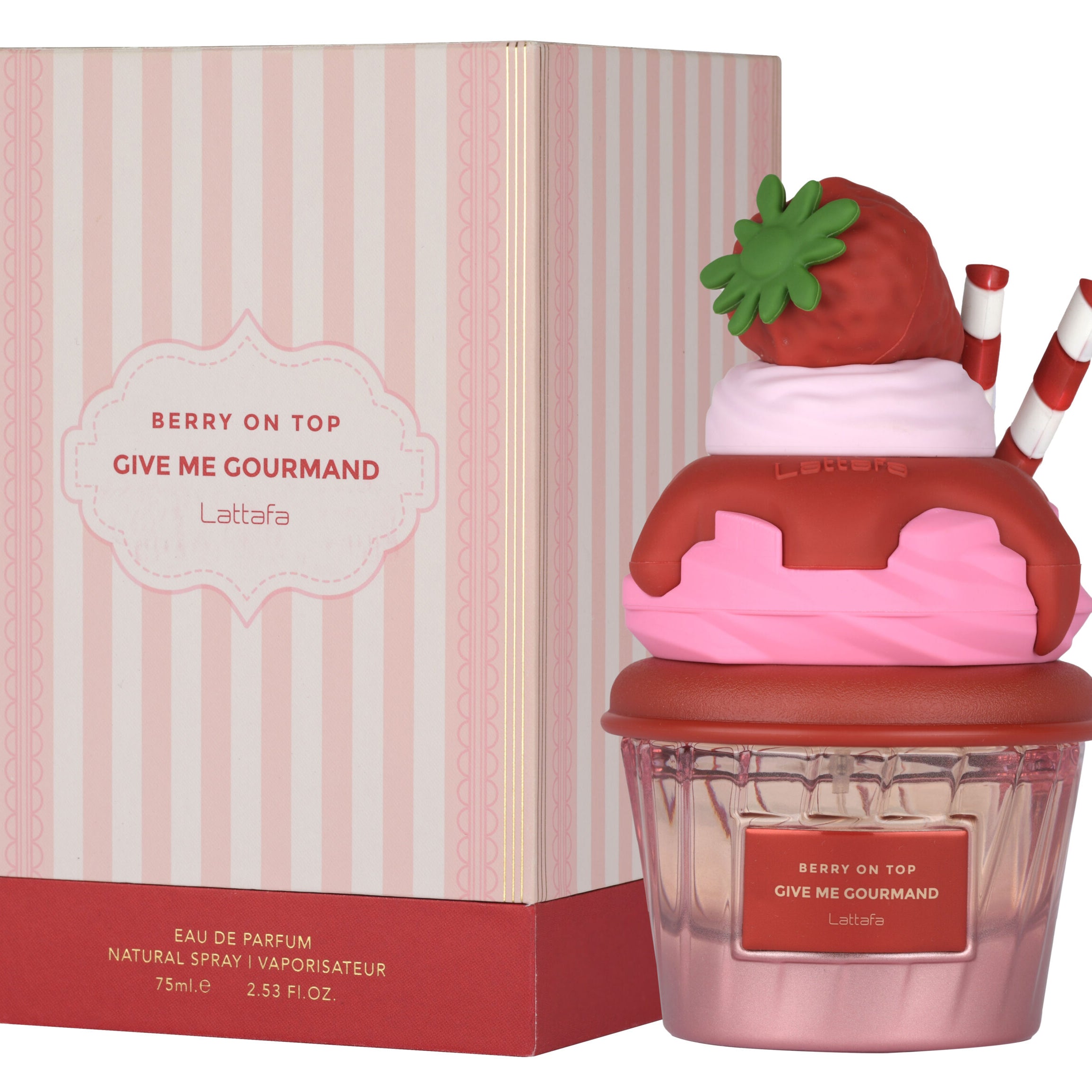 Lattafa Berry On Top 100ml EDP Strawberry Chantilly Cream Vanilla