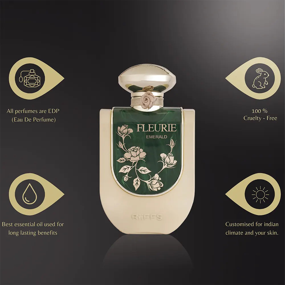 Fleurie Emerald by Riiffs 100ml Men's Spicy Vanilla Eau