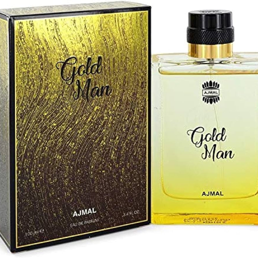 Gold Man by Ajmal 100ml Eau de Parfum Citrus-Spice Elegance