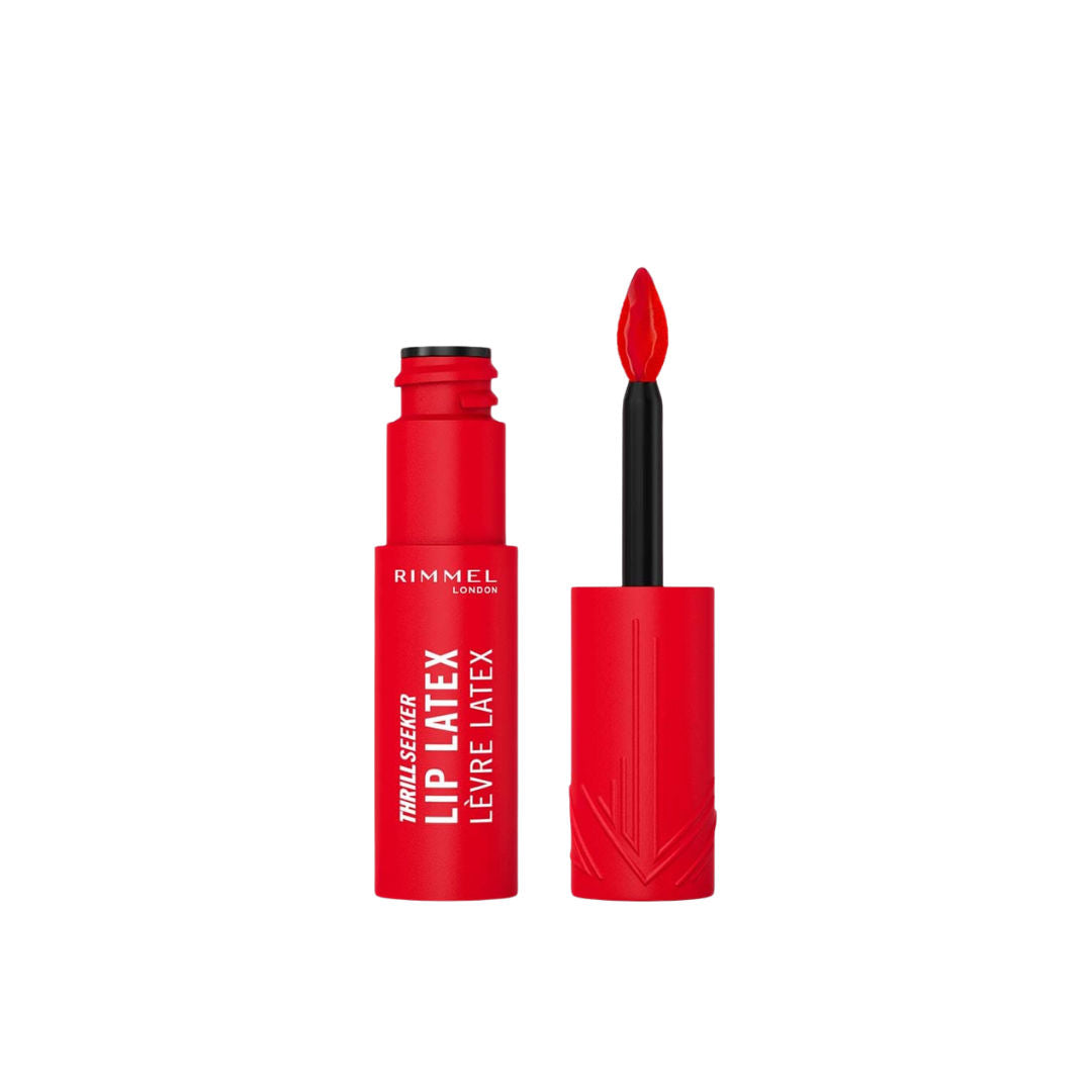 Rimmel Thrill Seeker Lip Latex: High-Shine, Long-Lasting, Vibrant Liquid Lipstick