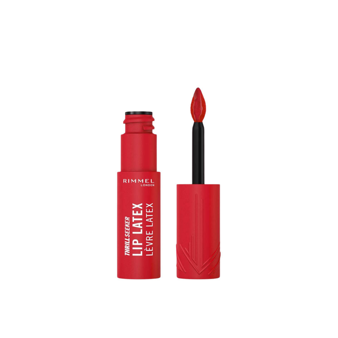 Rimmel Thrill Seeker Lip Latex: High-Shine, Long-Lasting, Vibrant Liquid Lipstick