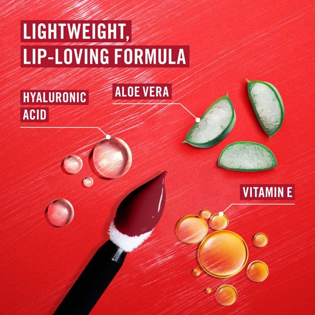 Rimmel Thrill Seeker Lip Latex: High-Shine, Long-Lasting, Vibrant Liquid Lipstick