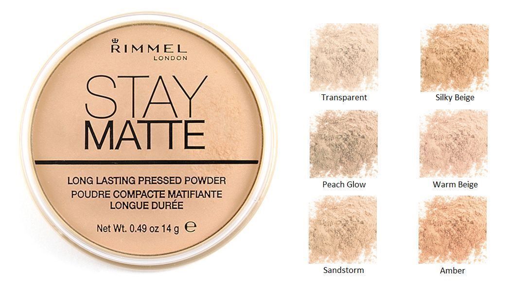 Rimmel Stay Matte Pressed Powder: Shine Control, Flawless Finish, Long-Lasting Wear