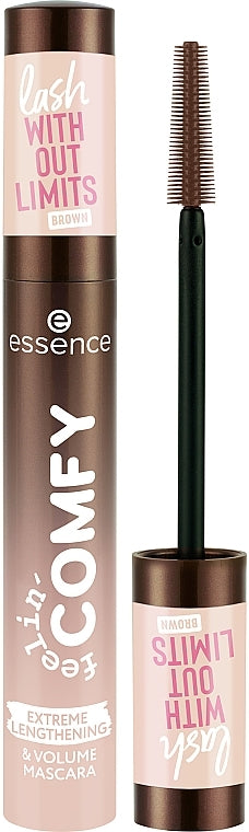 Essence Feelin' Comfy Lash Without Limits Brown Extreme Lengthening & Volume Mascara | 954296