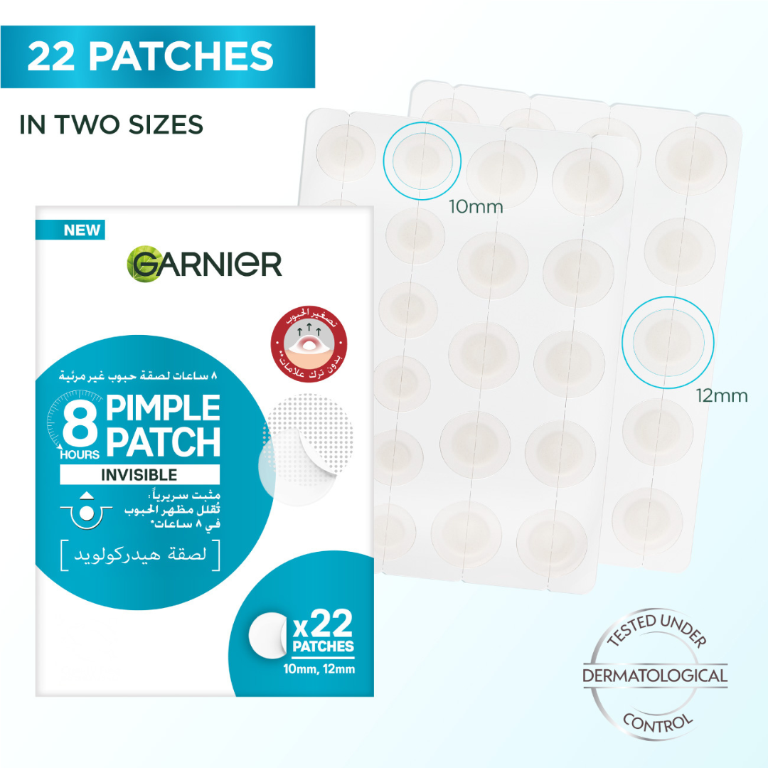 Garnier Skin Active Fast Clear 8-Hour Invisible Pimple Patch Hydrocolloid