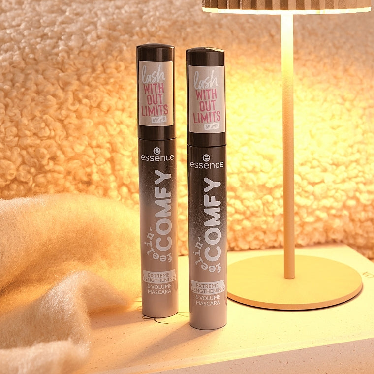 Essence Feelin' Comfy Lash Without Limits Brown Extreme Lengthening & Volume Mascara | 954296
