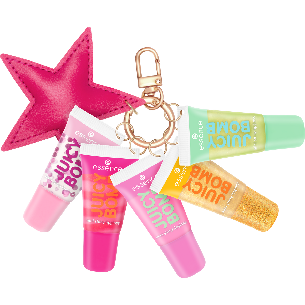 ibraq- Essence JUICY BOMB Mini Shiny Lipgloss Set Holiday Happiness