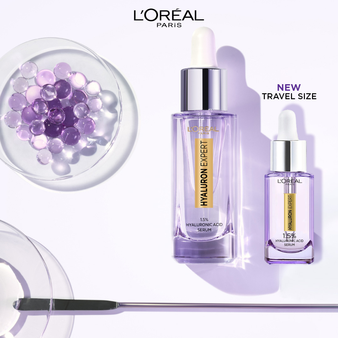 L'Oréal Paris Hyaluron Expert Moisturiser and Anti-Aging Plumping Serum with Hyaluronic Acid