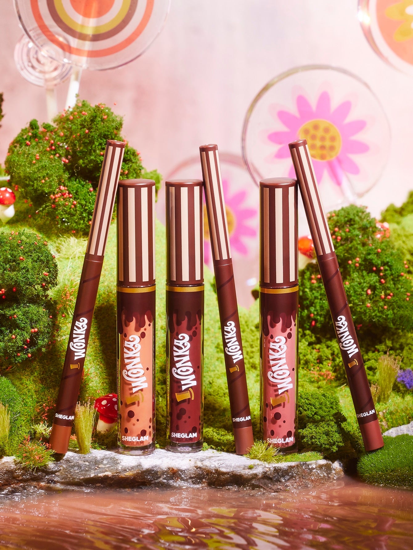 SHEGLAM Willy Wonka X Full Collection Makeup Set Chocolate-Inspired