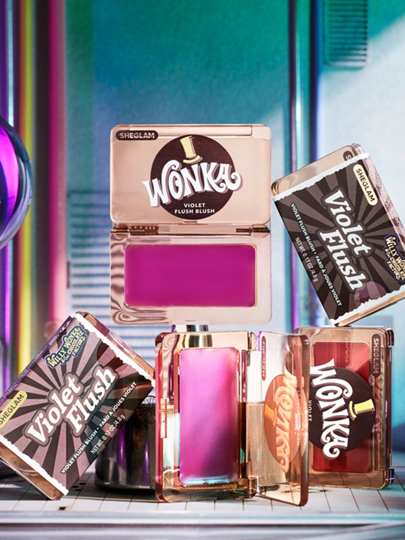 SHEGLAM Willy Wonka X Full Collection Makeup Set Chocolate-Inspired
