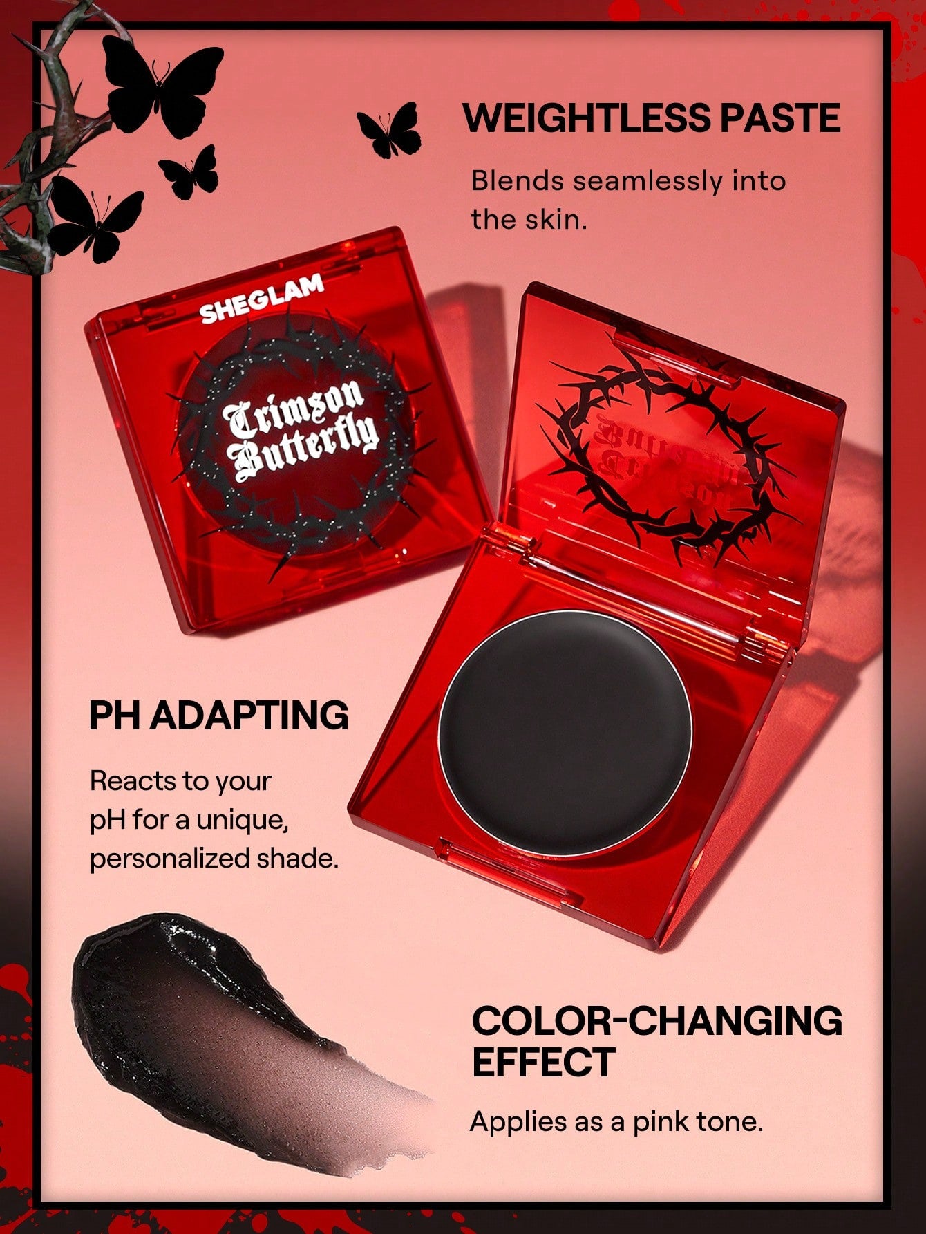 SHEGLAM Crimson Butterfly Full Collection Makeup Set