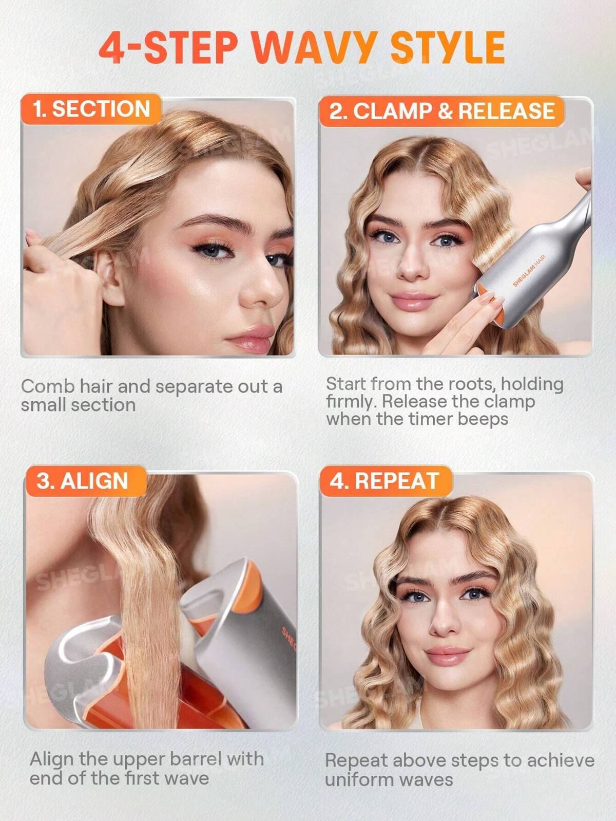 Beach Waves Hair Styler - UK Plug