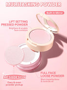 SHEGLAM Insta-Ready Ultra-Fine Blur & Lift Powder Duo Bubblegum