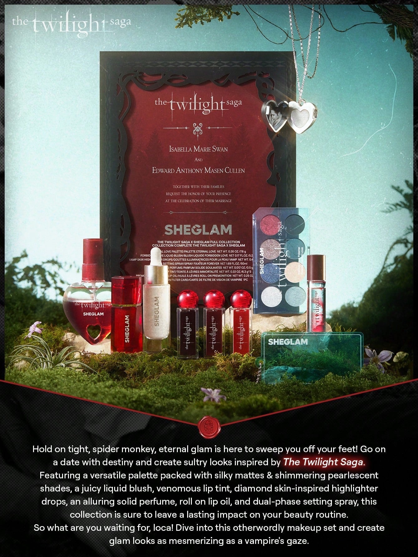 SHEGLAM Twilight Saga Forever Setting Spray Long‑Hold Mist