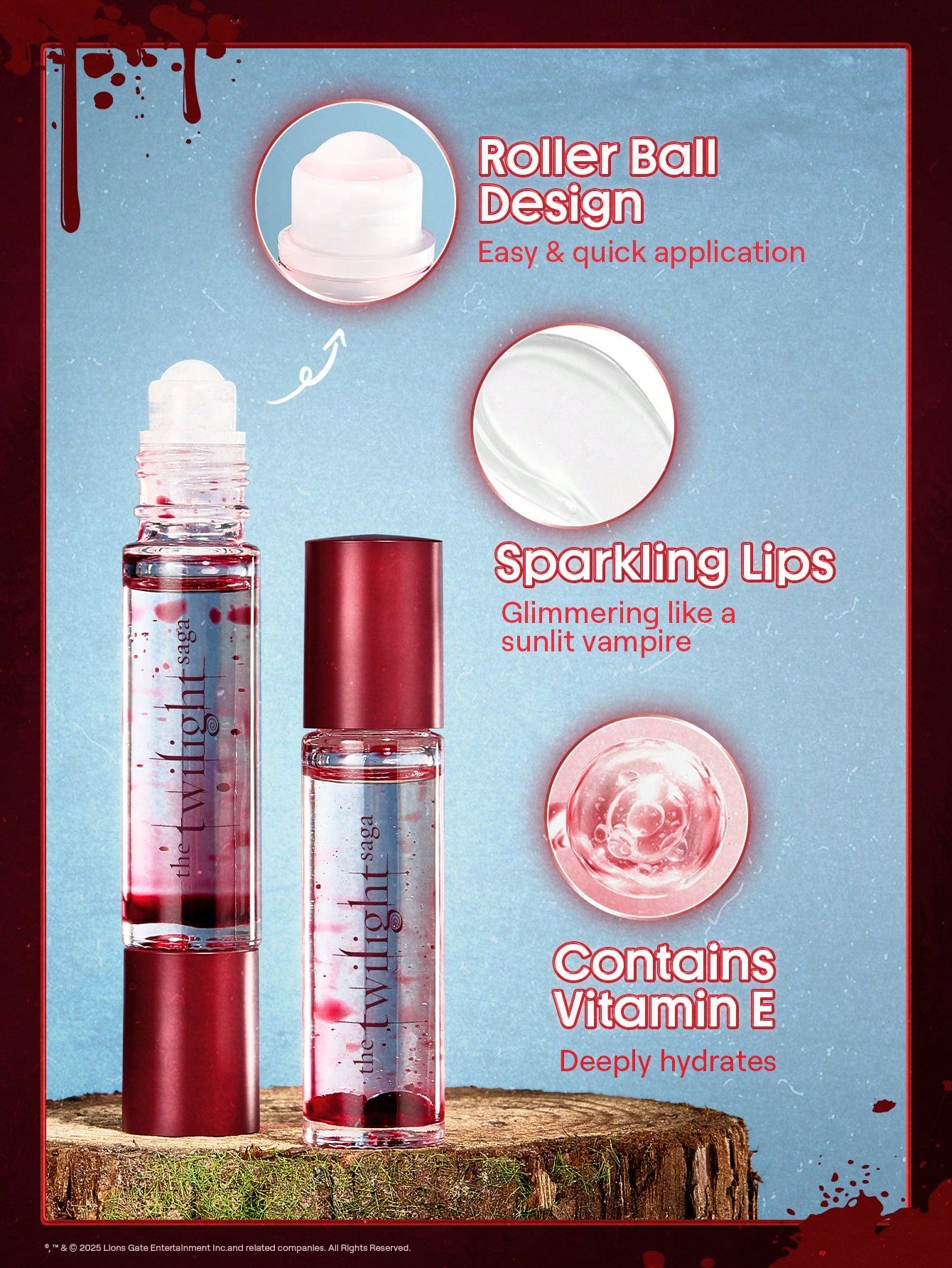 SHEGLAM Twilight Premonition Roll-On High-Shine Hydrating Lip Oil