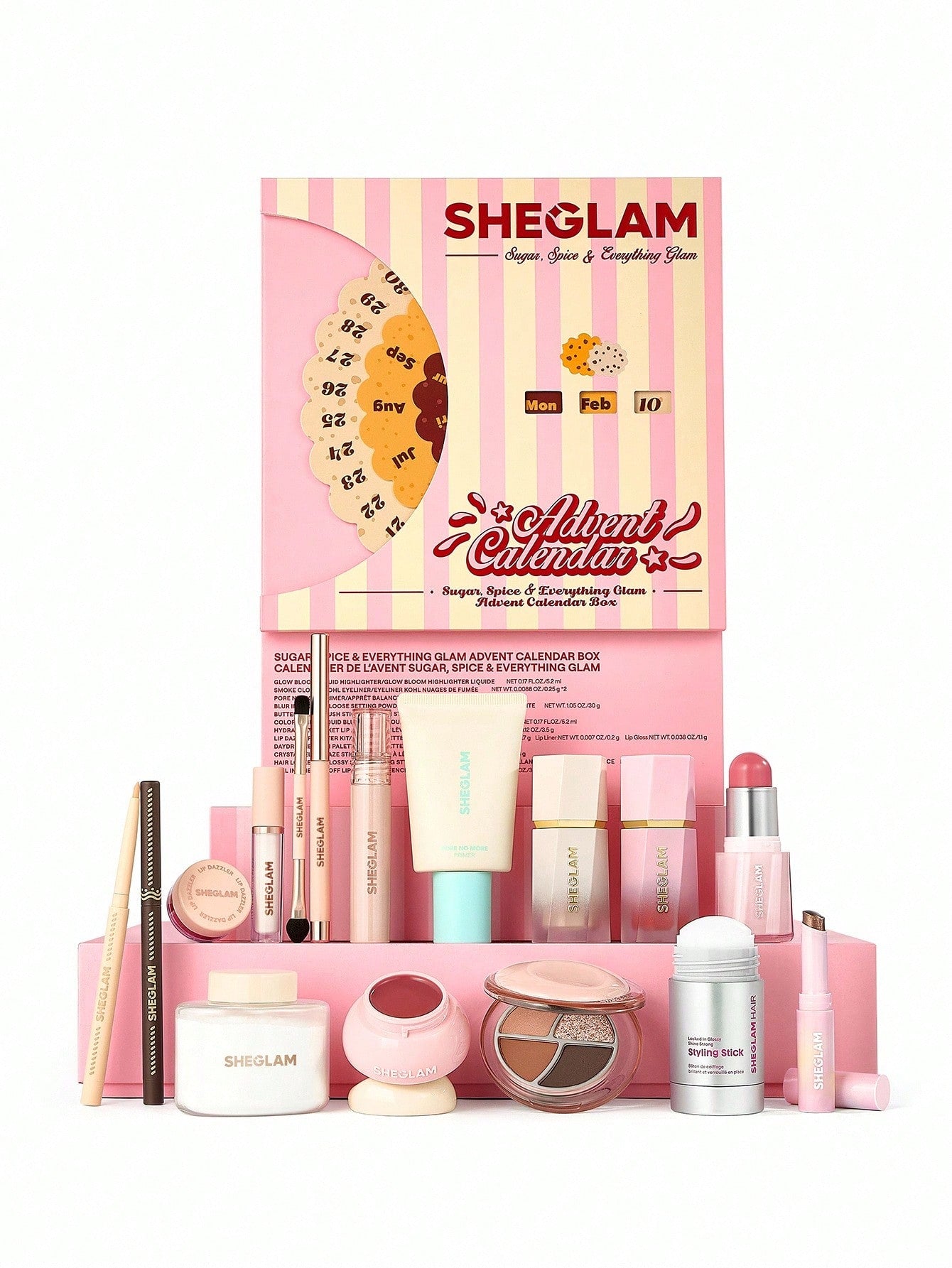 SHEGLAM Sugar Spice Everything Glam 12-Day Advent Calendar Box