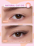 SHEGLAM Flutter Flirt Natural Cat Eye Half Strip Lashes