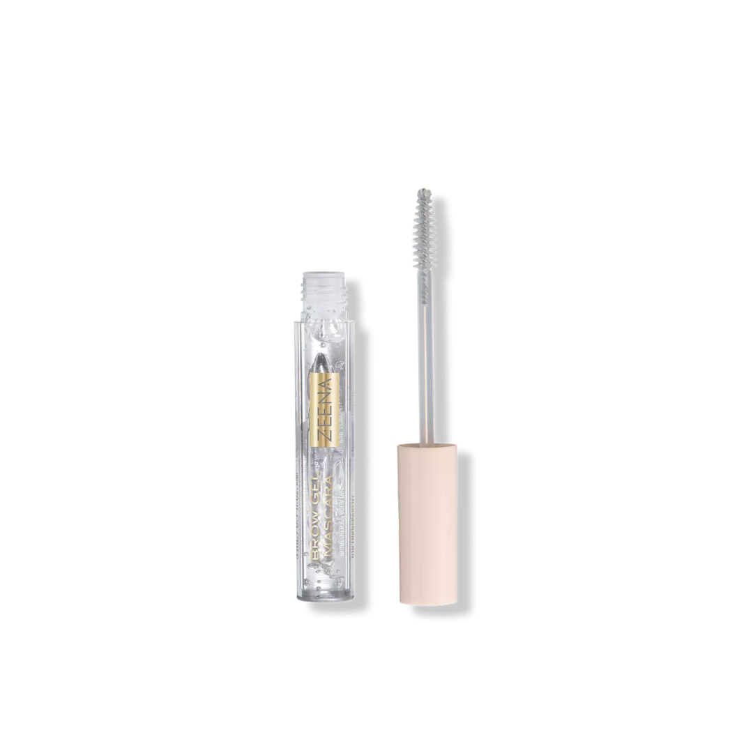 Zeena Transparent Long-Lasting Brow Fixing Gel Mascara for Perfect Eyebrows Styling