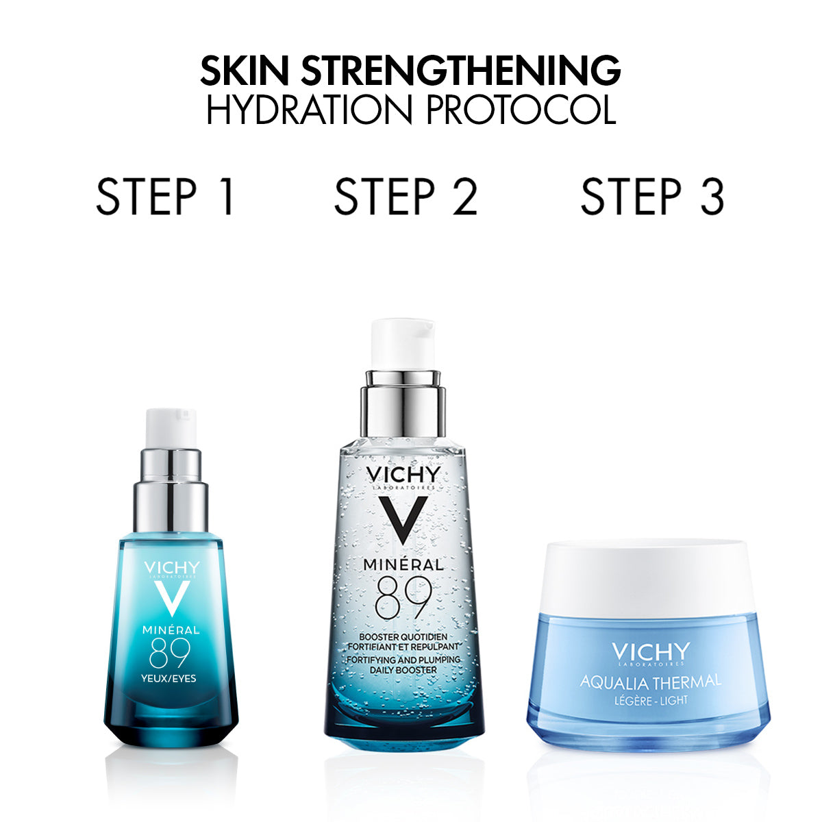 Vichy Mineral 89 Hyaluronic Acid Serum 50ml Hydrating Skin Booster