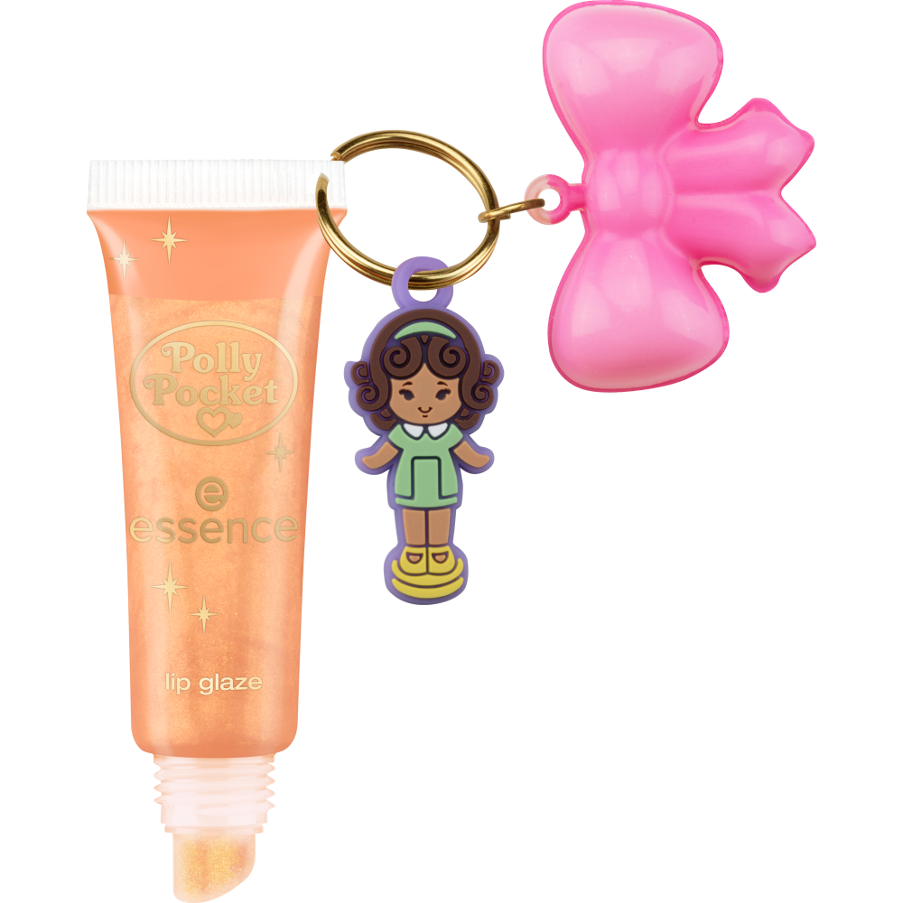essence Makeup Polly Pocket Lip Glaze – Shimmer, Fruity Keyring