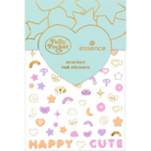 essence Polly Pocket™ Scented 3D Nail Stickers - Shimmer Hearts Stars