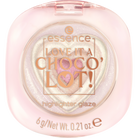 essence Heart-Shaped Highlighter Glaze – Cream-to-Powder Triple-Shade Radiant Glow