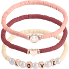 essence LOVE IT A CHOCO' LOT! Bracelet Trio with Charms