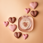essence Heart-Shaped Highlighter Glaze – Cream-to-Powder Triple-Shade Radiant Glow