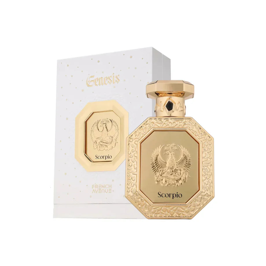 French Avenue Genesis Scorpio Eau de Parfum 90ml Woody Spicy Unisex Fragrance Premium Scent