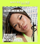 Maybelline Black Tattoo Liner Ink Pen, Waterproof Precision Eyeliner