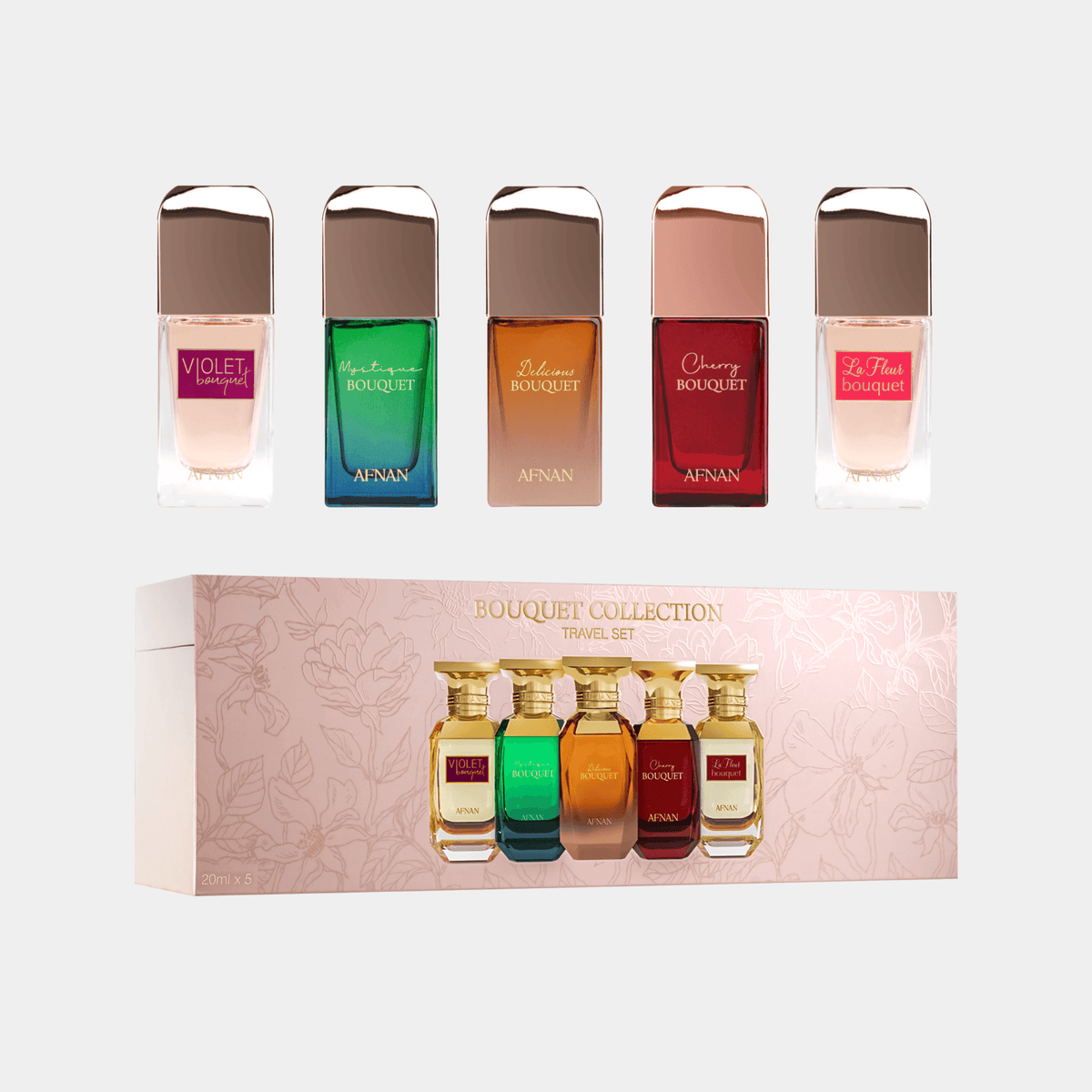 IBRAQ Bouquet Collection Travel Set 20 ml Set of 5