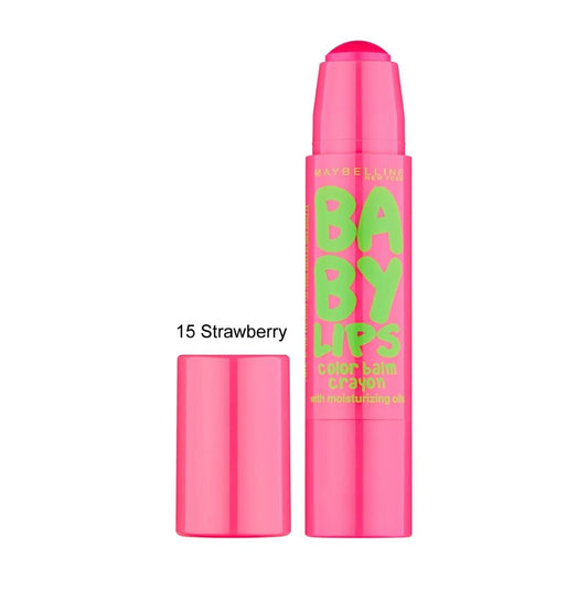 Maybelline Baby Lips Color Balm Crayon 15 Strawberry Pop