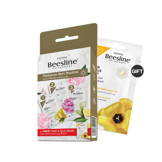 Beesline Radiance Skin Routine + FREE Hair 9 Oils Mask