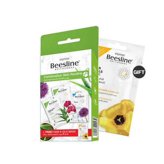 Beesline Combination Skin Routine + FREE Hair 9 Oils Mask