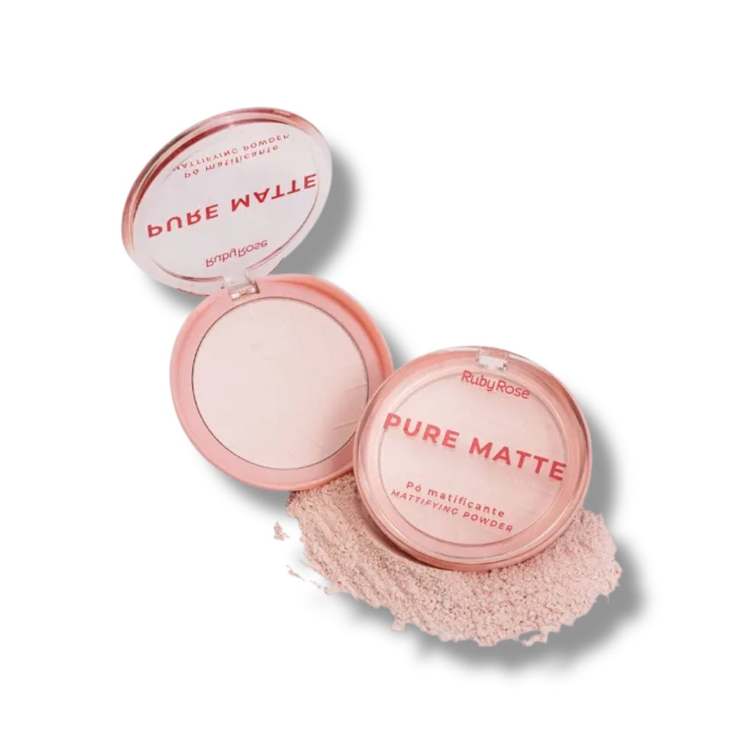 Rose Powder Matte Rubyrose Pure Matte Mattifying Powder – Traboulsi Cosmetics